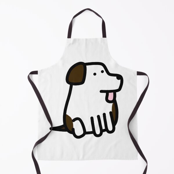 Item preview, Cute Dog Doodle | Kawaii Dog Doodle | Cute Brown and White Dog designed and sold by RiciPaneto.