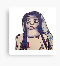 Zombie Bride Canvas Print