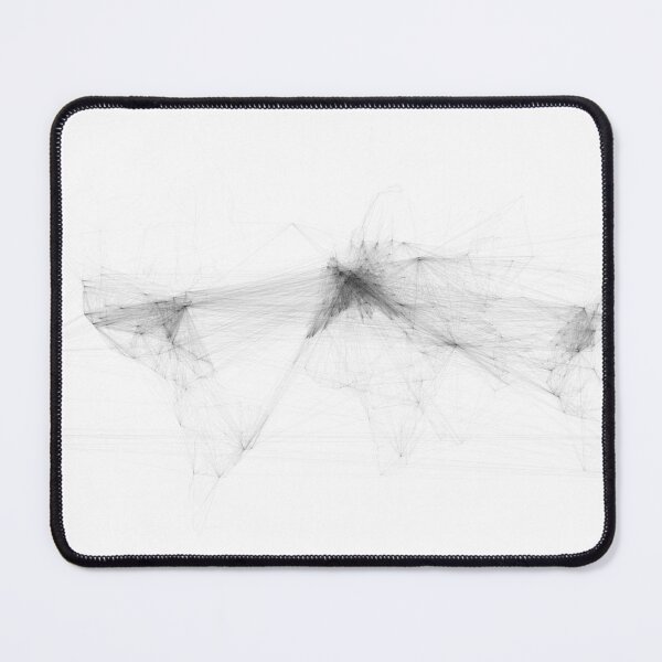 Item preview, Global Airline Routes (Straight Line) - Mercator designed and sold by Henrik Gulliksen Schüller.