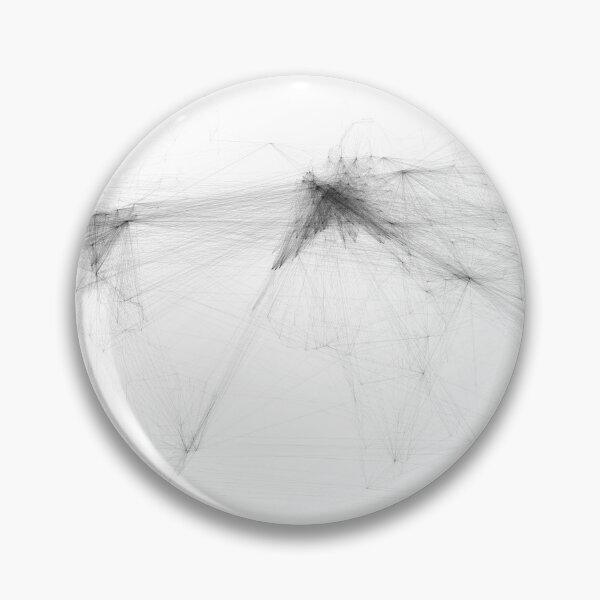 Item preview, Global Airline Routes (Straight Line) - Winkel Tripel designed and sold by Henrik Gulliksen Schüller.