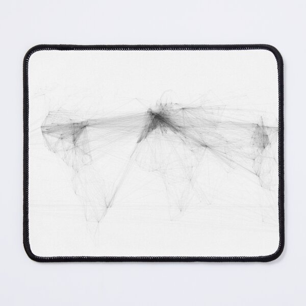 Item preview, Global Airline Routes (Straight Line) - Winkel Tripel designed and sold by Henrik Gulliksen Schüller.