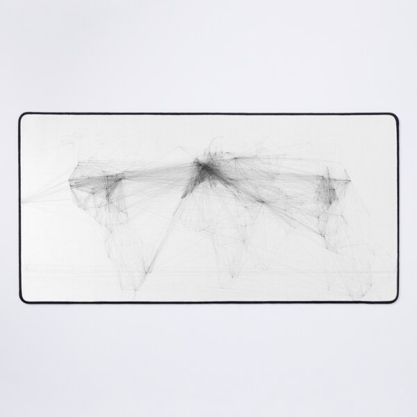 Item preview, Global Airline Routes (Straight Line) - Winkel Tripel designed and sold by Henrik Gulliksen Schüller.