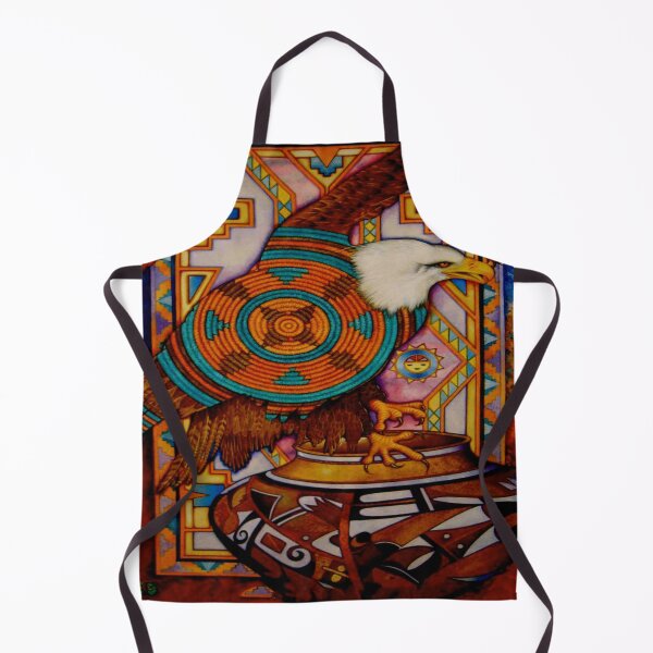 Item preview, Eagle Native American art watercolor vintage designed and sold by MAGLOFF12.