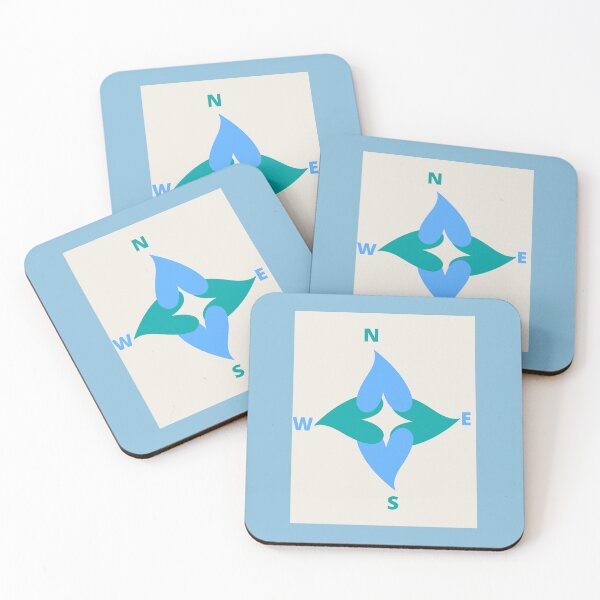 Item preview, Blue compass,  designed and sold by NewPages.