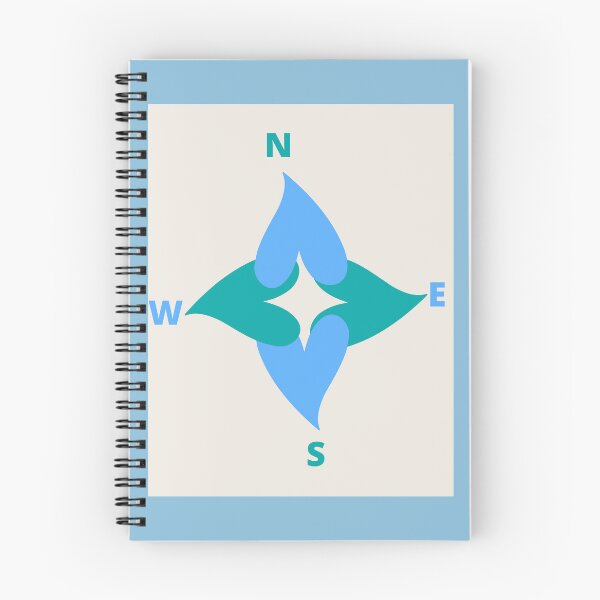 Item preview, Blue compass,  designed and sold by NewPages.