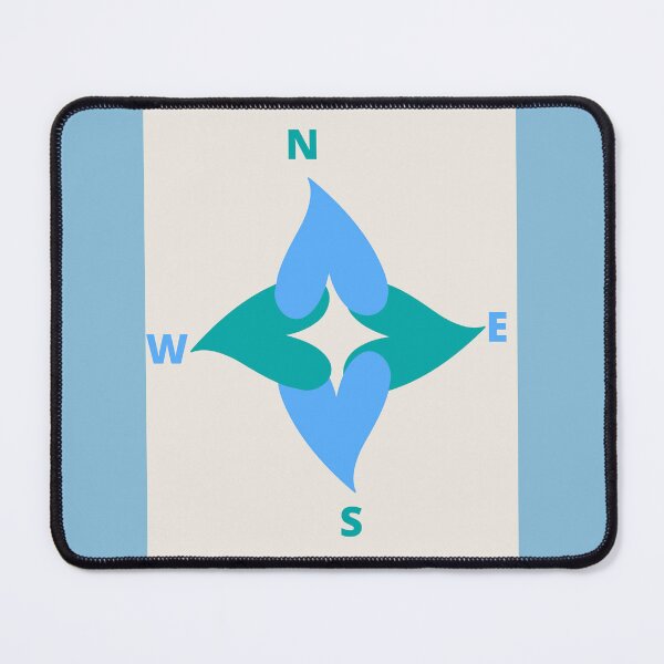 Item preview, Blue compass, designed and sold by NewPages.