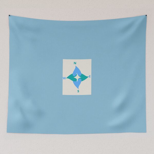 Item preview, Blue compass,  designed and sold by NewPages.