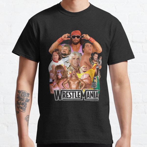 WWE Wrestlemania-Collage Classic T-Shirt