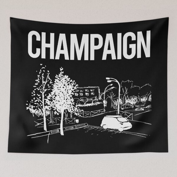 Item preview, Street Sketch Champaign designed and sold by bettyn9wp.