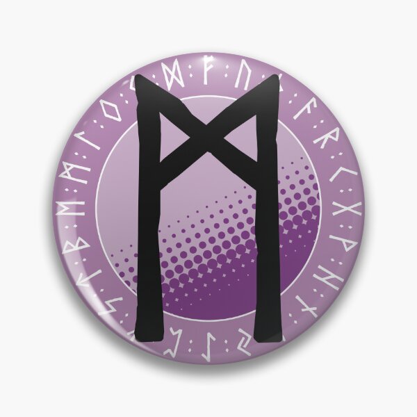 Item preview, Mannaz (Mankind) - Viking Runes and Runic Symbols designed and sold by iscaStudioArt.