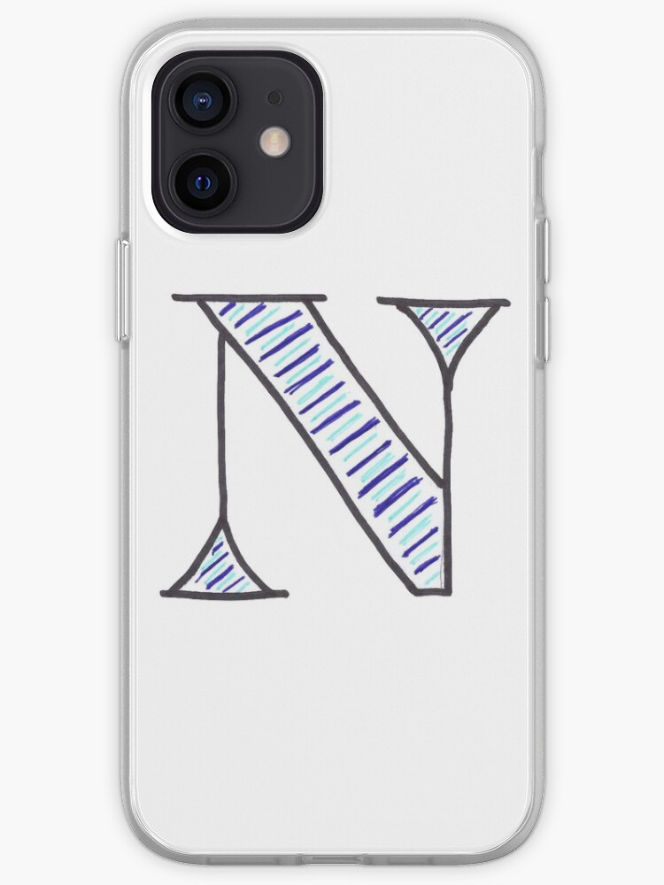 Bubble Letter N Iphone Case Cover By Abbyresnic Redbubble