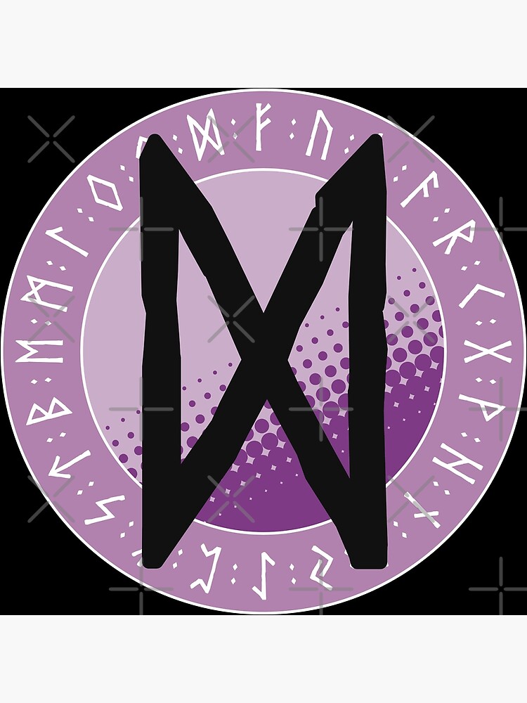 "Dagaz (Dawn) Viking Runes and Runic Symbols" Art Print for Sale by