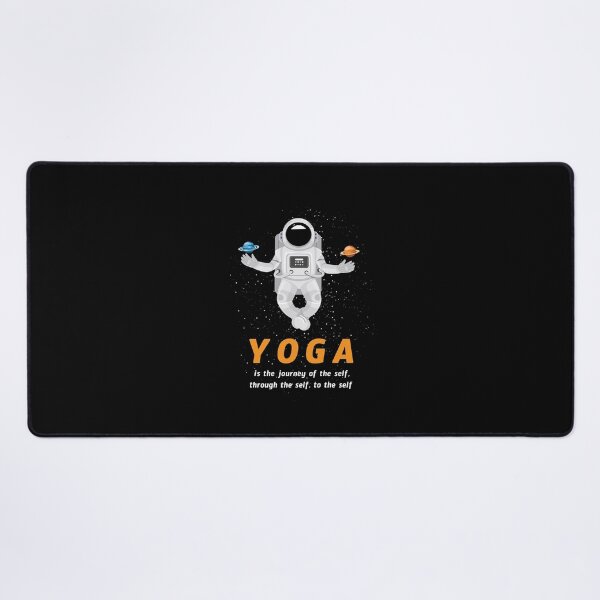 Item preview, astronaut and yoga designed and sold by MSLstore.