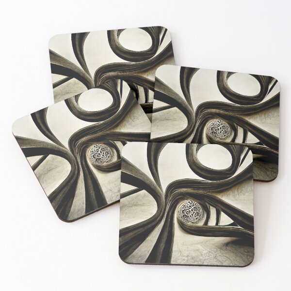 Item preview, Abstract Architecture Background with Curved Lines designed and sold by WhimsyCanvasPrints.