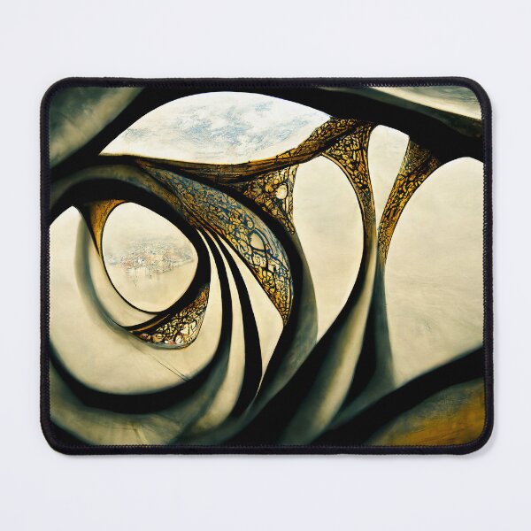Artikelvorschau, Abstrakter Architektur-Hintergrund mit gebogenen Linien entworfen und verkauft von WhimsyCanvasPrints.