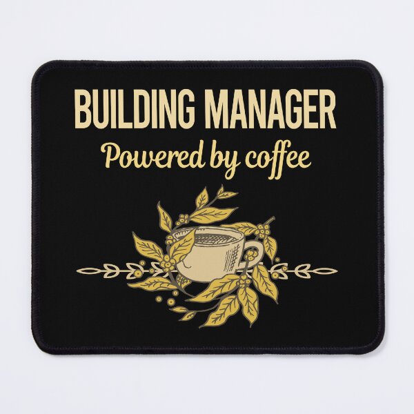 Item preview, Powered By Coffee Building Manager designed and sold by trinayolkcelia.
