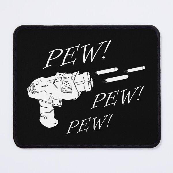 Item preview, Pew Pew Pew - Black and white Nerf Battle Gun designed and sold by LookFrog.