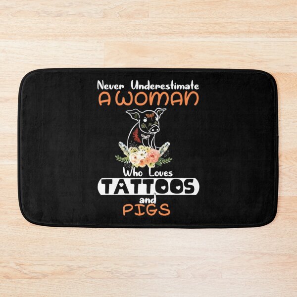 Item preview, never underestimate a woman who loves tattoos and designed and sold by PaulWanter.