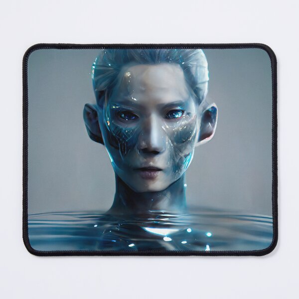 Item preview, Humanoid Coming Out of Water designed and sold by WhimsyCanvasPrints.