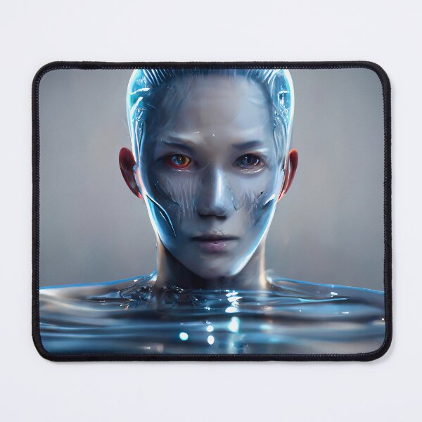 Item preview, Humanoid Coming Out of Water designed and sold by WhimsyCanvasPrints.