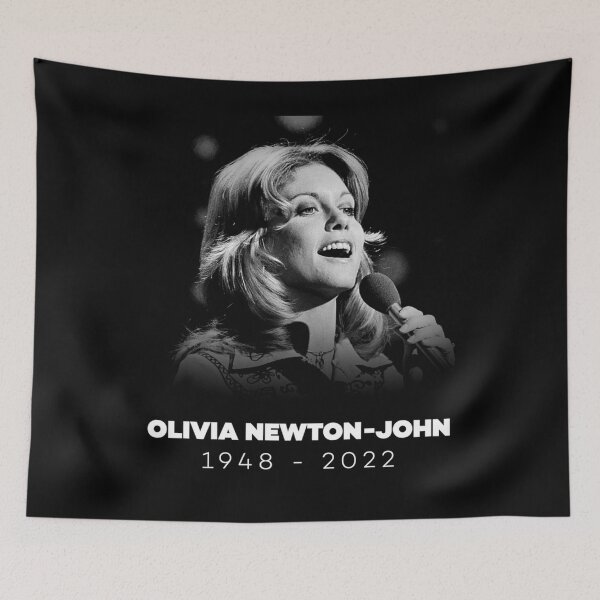 Item preview, Descanse en paz Olivia Newton John designed and sold by Miriam Brayan.
