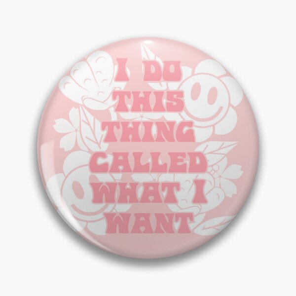 Item preview, Retro Doodle I Do What I Want Design: Pink Version.  designed and sold by KreativeKennCo.