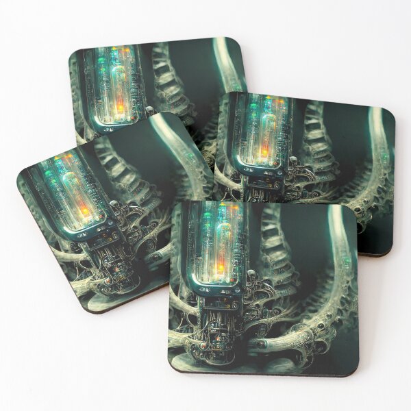 Item preview, Alien Lab. Sci-Fi Concept Design designed and sold by WhimsyCanvasPrints.