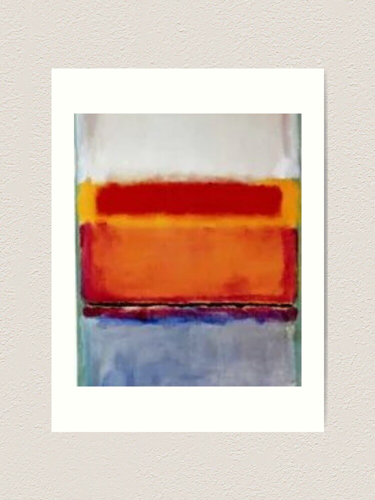 Mark Rothko Blue, Orange & Red アートポスター Blue, Orange, Red, 1961 - Mark Rothko - WikiArt.org