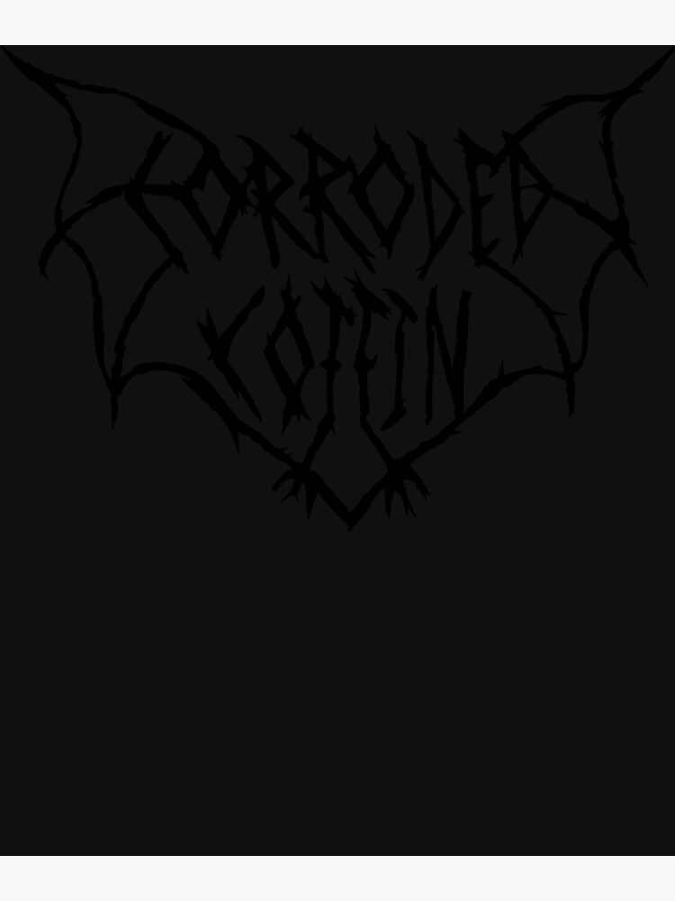 "Corroded coffin band shirt (the original)" Poster for Sale by