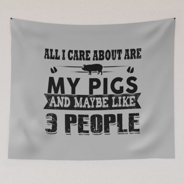 Item preview, Pig - all i care about are my pigs & maybe like 3 designed and sold by PaulWanter.