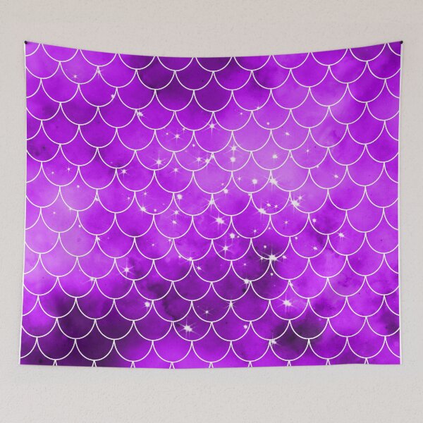 Item preview, Purple Mermaid Pattern designed and sold by Julie Erin Designs.