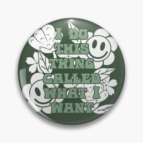 Item preview, Retro Doodle I Do What I Want Design: Green Version.  designed and sold by KreativeKennCo.