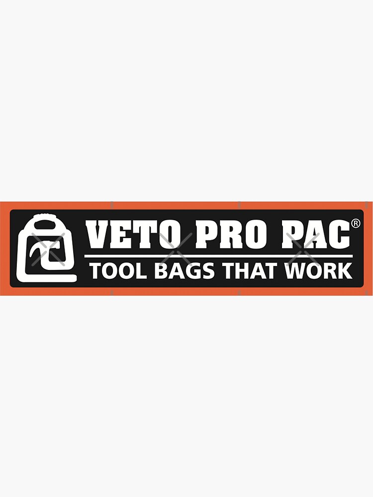 Thumbnail 3 of 3, Sticker, Veto Pro Pac Tools Logo #1 designed and sold by lewismate.