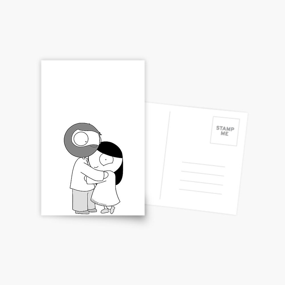 Vista previa del artículo con la obra «Postal», diseñado y vendido por catanacomics.