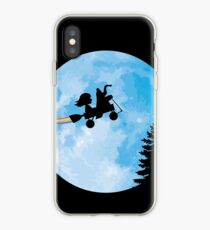 Vinilo o funda para iPhone Llevándola a la luna