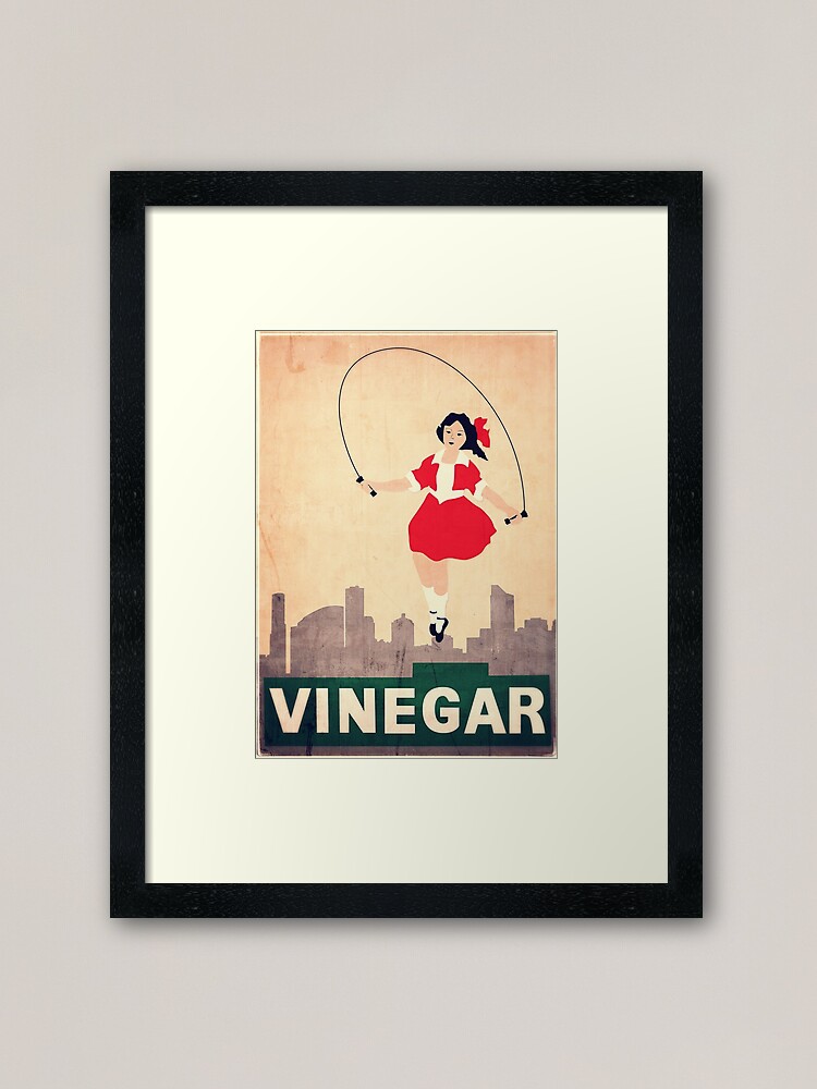 Home & Garden Vinegar Girl Sign Black Richmond Melbourne Australia Home