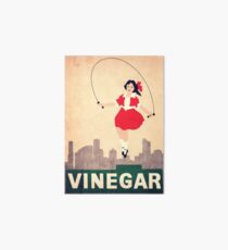 Skipping Girl Vinegar Art Board