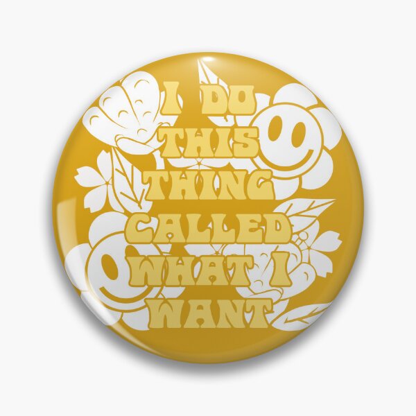 Item preview, Retro Doodle I Do What I Want Design: Yellow Version.  designed and sold by KreativeKennCo.