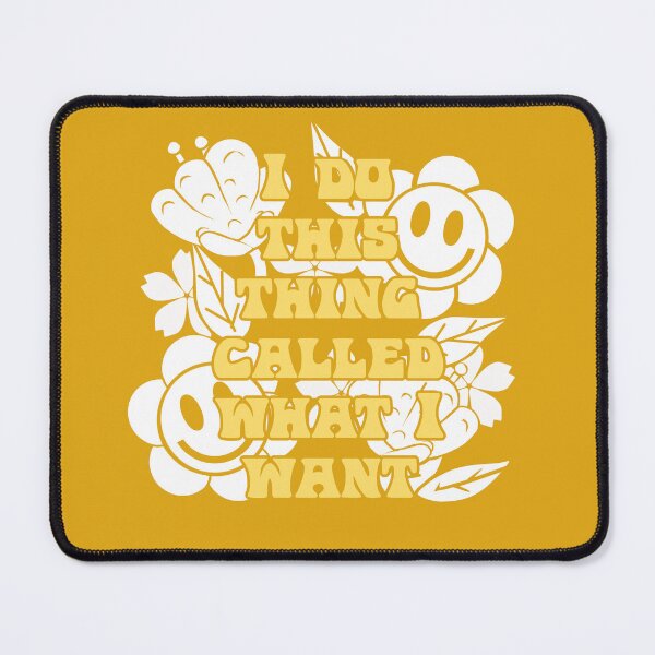 Item preview, Retro Doodle I Do What I Want Design: Yellow Version. designed and sold by KreativeKennCo.