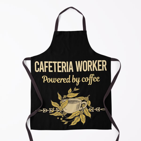 Item preview, Powered By Coffee Cafeteria Worker designed and sold by trinayolkcelia.