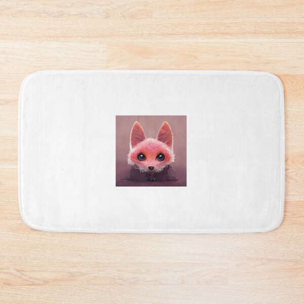 Item preview, Cute pink fox with blue eyes designed and sold by Dominikks.