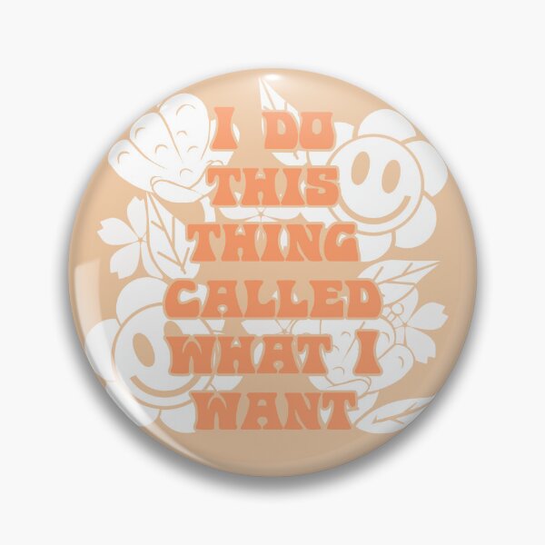 Item preview, Retro Doodle I Do What I Want Design: Orange Version.  designed and sold by KreativeKennCo.