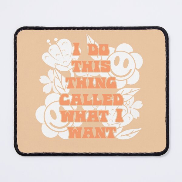 Item preview, Retro Doodle I Do What I Want Design: Orange Version. designed and sold by KreativeKennCo.