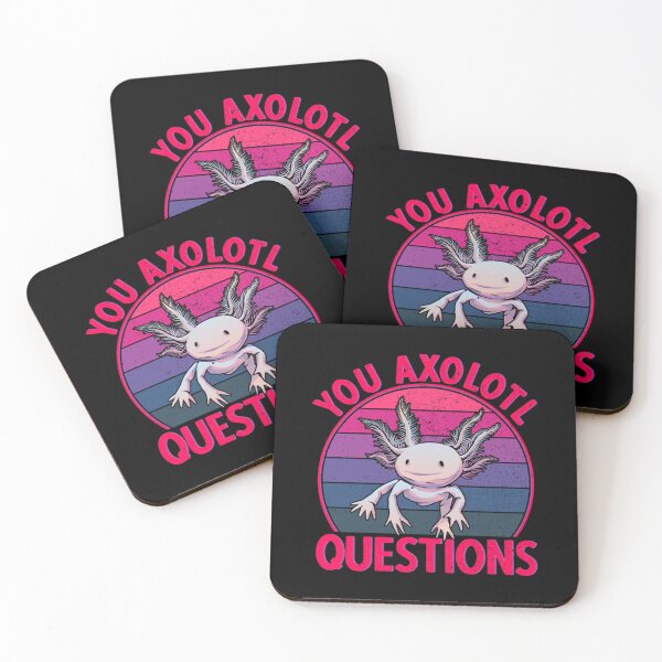 Item preview, Retro Axolotl Amphibian Kawaii You Axolotl Questions designed and sold by Trostberger.