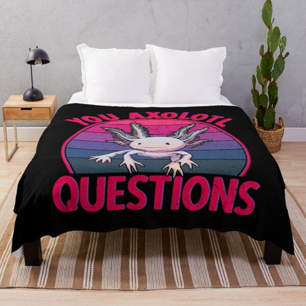 Item preview, Retro Axolotl Amphibian Kawaii You Axolotl Questions designed and sold by Trostberger.