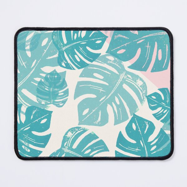 Item preview, Linocut Monstera Rosy designed and sold by BiancaGreen.