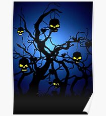 Love tree of skulls Poster