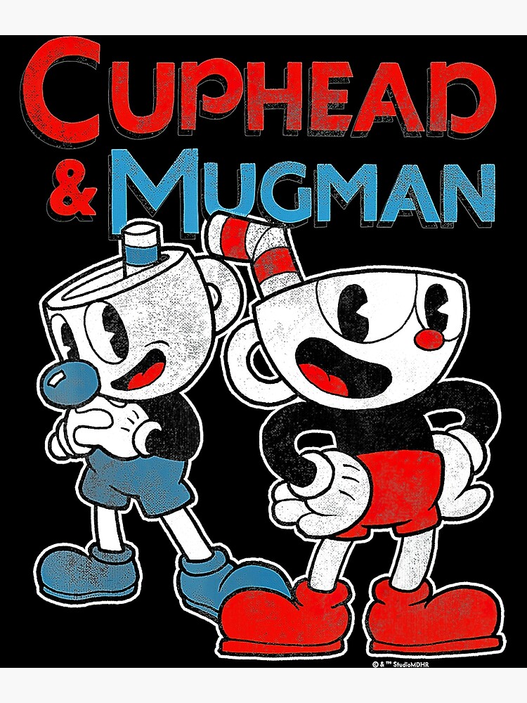 Cuphead Mugman-Casquette de Baseball pour Fille et Garçon