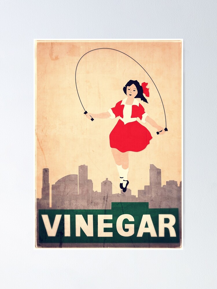 Alternate view of Skipping Girl Vinegar Poster