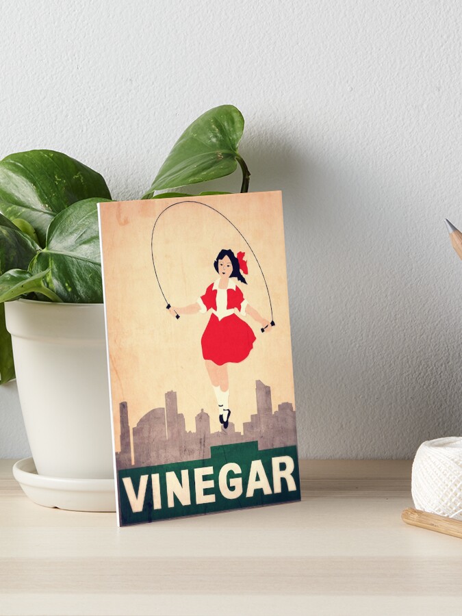 "Skipping Girl Vinegar" Art Board Print for Sale by melbournedesign
